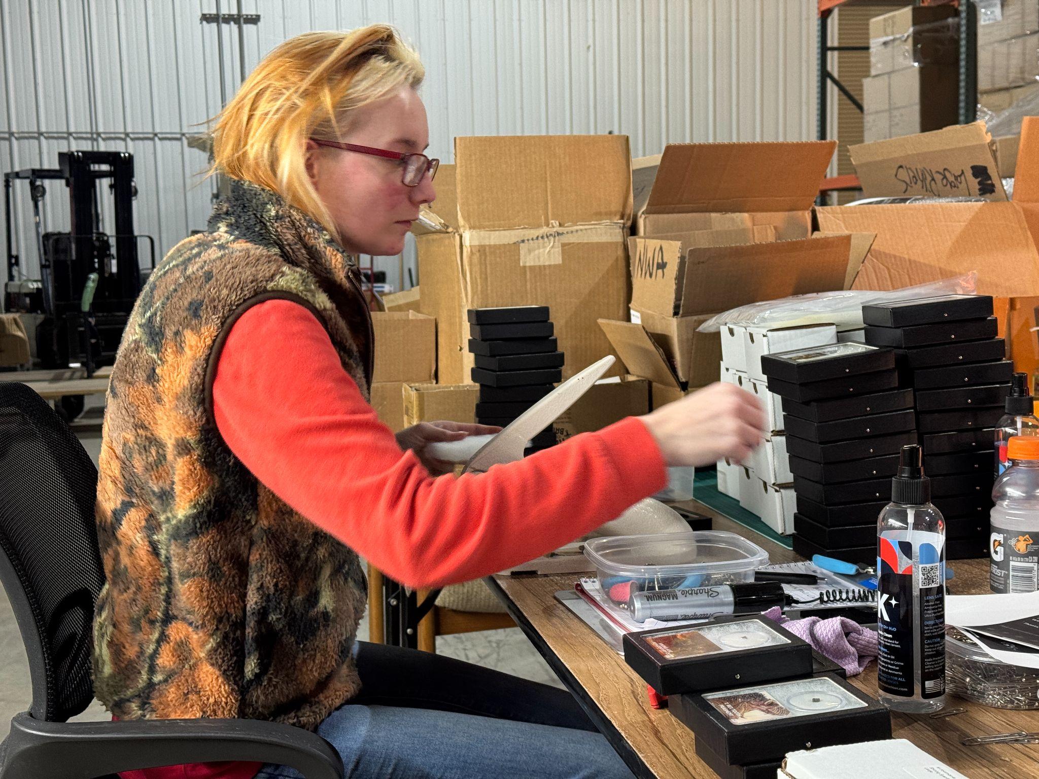 Adrian Armentrout assembling products